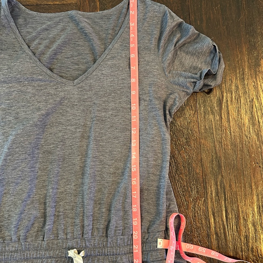 Vuori All Day V-Neck Jumpsuit - Charcoal Heather - Picture 10 of 13